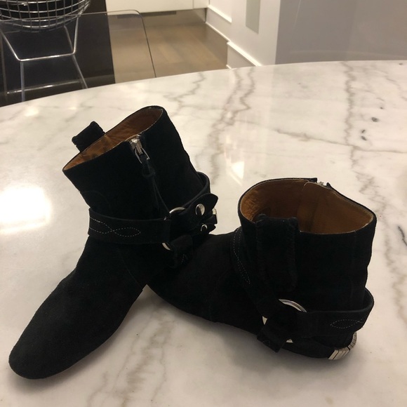 Isabel marant flat biker booties - Picture 4 of 5